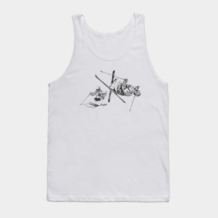 Mogul skiing Tank Top